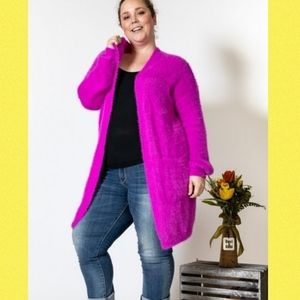 Magenta Cardigan